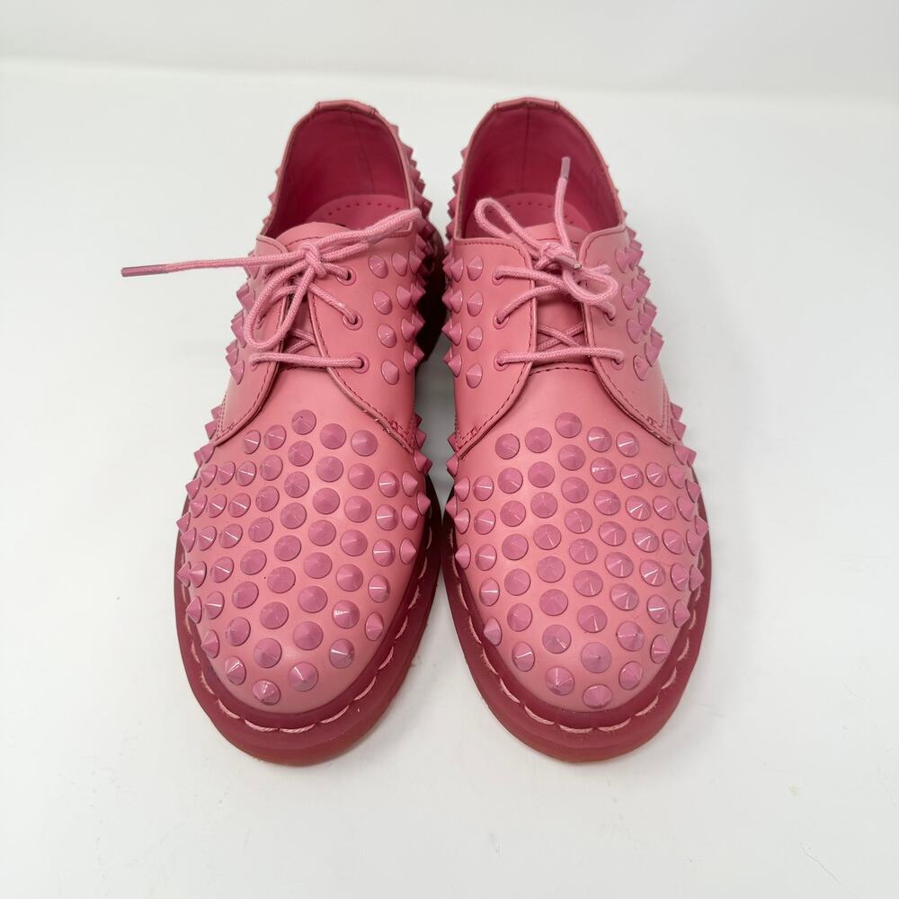 Dr. Martens Pink Studded Women's Shoes - Picture 5 of 16
